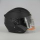 CASCO JET DOPPIA VISIERA SKA-P BOLT NERO OPACO - VISIERA INTERNA PARASOLE