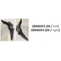 COPPIA COPERTURA CENTRALE DX/SX BEVERLY 300/350 - CARBON LOOK