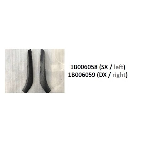 FODERO SX - CARBON LOOK - STELO FORCELLA SX