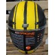 CASCO INTEGRALE ORIGINE VEGA CUSTOM MATT YELLOW BLACK MOTO VINTAGE IN FIBRA DI VETRO RETRO GIALLO NERO OPACO