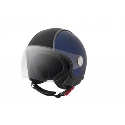 CASCO PIAGGIO BLU OPACO 290/A CARBONSKIN CON VISIERA AVIATORE E VISIERINO PARASOLE