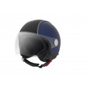 CASCO PIAGGIO BLU OPACO 290/A CARBONSKIN CON VISIERA AVIATORE E VISIERINO PARASOLE