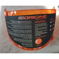 VISIERA ORANGE - ARANCIO CHIARO CASCO ORIGINE VEGA VINTAGE INTEGRALE