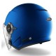 CASCO AIROH URBAN JET HELIOS BLU OPACO DOPPIA VISIERA TRASPARENTE ED ANTISOLE