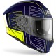 CASCO AIROH INTEGRALE SPARK CYRCUIT BLUE MATT DOPPIA VISIERA - VISIERINO PARASOLE INTEGRATO BLU OPACO