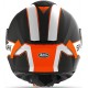 CASCO AIROH INTEGRALE SPARK FLOW ORANGE MATT DOPPIA VISIERA - VISIERINO PARASOLE INTEGRATO BLU OPACO