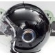 CASCO VESPA VJ - BLACK LUCIDO - NERO