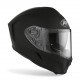 CASCO AIROH INTEGRALE SPARK NERO OPACO OPPIA VISIERA - VISIERINO PARASOLE INTEGRATO 