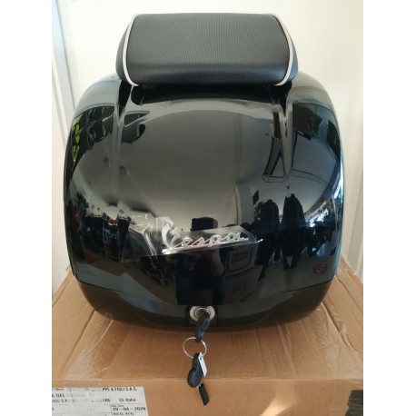 BAULETTO ORIGINALE VESPA GTS 125/300 SUPER NERO LUCIDO 94 - 36lt da versione MY 2019