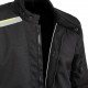 GIACCA TEXWORK NERO GIALLO FLUO TAGLIO MOTOCICLISTICO CERTIFICATA CE - CLASSE A TUCANO URBANO