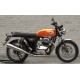 1990408 COPPIA BARRE PROTEZIONE MOTORE - BLACK NERO ACCIAO INOSSIDABILE INTERCEPTOR CONTINENTAL 650