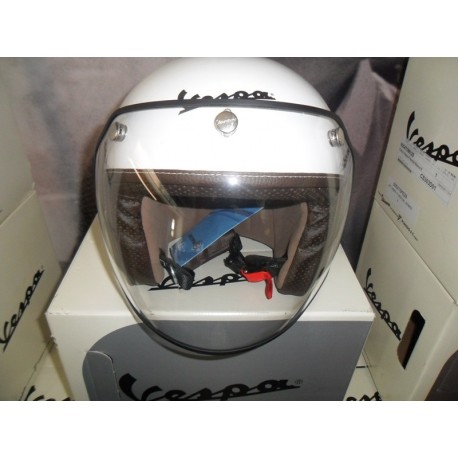 VISIERA TRASPARENTE CON BOTTONE LOGO VESPA