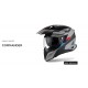 CASCO MOTO AIROH COMMANDER SKILL MATT FIBRA HPC GRIGIO OPACO