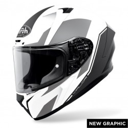 CASCO AIROH INTEGRALE VALOR WINGS WHITE MATT - BIANCO OPACO