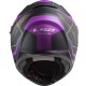 CASCO INTEGRALE DOPPIA VISIERA LS2 FF320 STREAM EVO MERCURY Titanio Viola Opaco