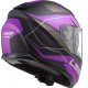 CASCO INTEGRALE DOPPIA VISIERA LS2 FF320 STREAM EVO MERCURY Titanio Viola Opaco