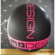 CASCO MOMODESIGN FGTR CLASSIC BLACK MATT FUXIA - NERO OPACO FUXIA *NEW*