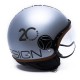 CASCO DEMI JET FGTR HERITAGE GRIGIO ALLUMINIO