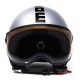 CASCO DEMI JET FGTR HERITAGE GRIGIO ALLUMINIO
