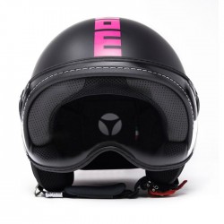 CASCO MOMODESIGN FGTR CLASSIC BLACK MATT FUXIA - NERO OPACO FUXIA *NEW*