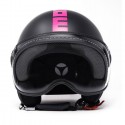 CASCO MOMODESIGN FGTR CLASSIC BLACK MATT FUXIA - NERO OPACO FUXIA *NEW*