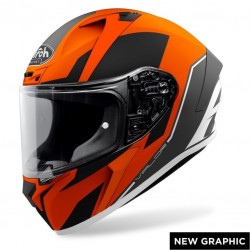 CASCO AIROH INTEGRALE VALOR WINGS ORANGE MATT - ARANCIO OPACO