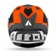 CASCO AIROH INTEGRALE VALOR WINGS ORANGE MATT - ARANCIO OPACO