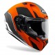CASCO AIROH INTEGRALE VALOR WINGS ORANGE MATT - ARANCIO OPACO
