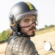 CASCO MOMODESIGN DEMI JET FGTR HERITAGE NERO OPACO GIALLO