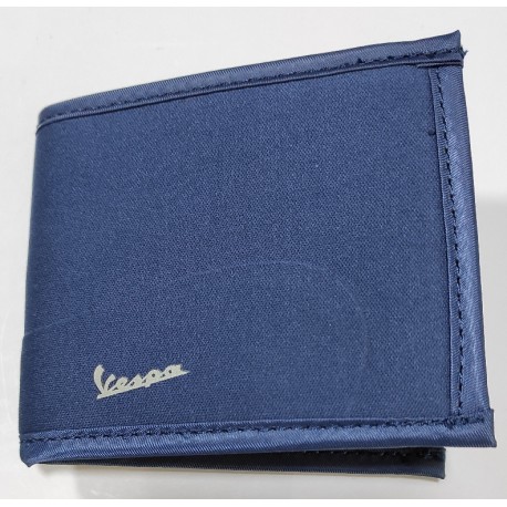 PORTAFOGLIO VESPA WING NAVY BLUE