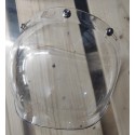 VISIERA TRASPARENTE CON BOTTONE VISIERA "BUBBLE" PER CASCO - TRASPARENTE