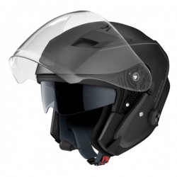 CASCO SENA JET OUTSTAR SMH5-FM NERO OPACO CON INTERFONO INTEGRATO