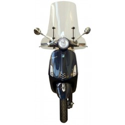 PARABREZZA TRASPARENTE FABBRI VESPA PRIMAVERA 50-125-150 DAL 2014 + ATTACCHI