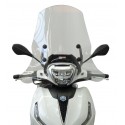 PARABREZZA PARAVENTO FABBRI TRASPARENTE PIAGGIO BEVERLY 300 400 (2021) EXCLUSIVE + ATTACCHI INCLUSI