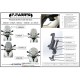 PARABREZZA PARAVENTO FABBRI TRASPARENTE PIAGGIO BEVERLY 300 400 (2021) EXCLUSIVE + ATTACCHI INCLUSI