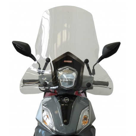 PARABREZZA FABBRI TRASPARENTE SYM SYMPHONY ST 50-125-200 EURO5 (2021) EXCLUSIVE + ATTACCHI