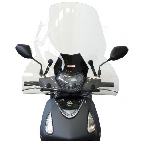 PARABREZZA FABBRI TRASPARENTE SYM SYMPHONY 50-125-200 EURO5 (2020-2021) EXCLUSIVE + ATTACCHI