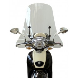 PARABREZZA FABBRI TRASPARENTE APRILIA SCARABEO 50-100 2T E 4T (2014) TOP ALTO + ATTACCHI