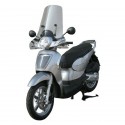 PARABREZZA FABBRI TRASPARENTE APRILIA SCARABEO/LIGHT 125-200 (2008/2012) TOP ALTO + ATTACCHI