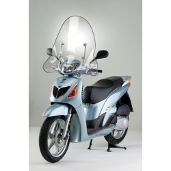 PARABREZZA FABBRI TRASPARENTE HONDA SH 125-150 (2001/2004) TOP ALTO + ATTACCHI