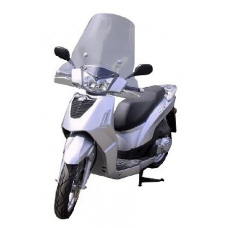 PARABREZZA FABBRI TRASPARENTE KYMCO PEOPLE S 50-125-200 (2005-2016) TOP ALTO + ATTACCHI