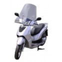 PARABREZZA FABBRI TRASPARENTE KYMCO PEOPLE S 50-125-200 (2005-2016) TOP ALTO + ATTACCHI