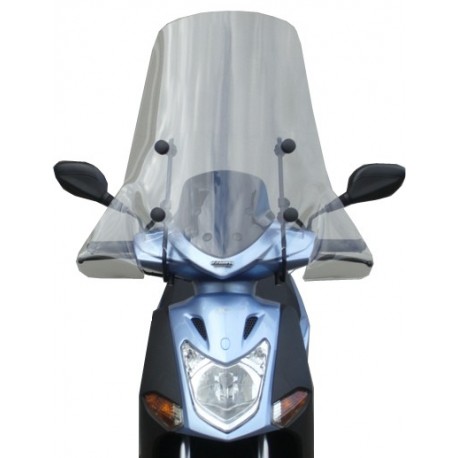 PARABREZZA FABBRI TRASPARENTE KYMCO AGILITY 16 50-125-150- 200 (2008/2012) - MODEL CITY 2015 TOP ALTO + ATTACCHI
