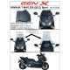 CUPOLINO FABBRI YAMAHA T-MAX 530 (2012/2016) GEN-X NERO SATINATO