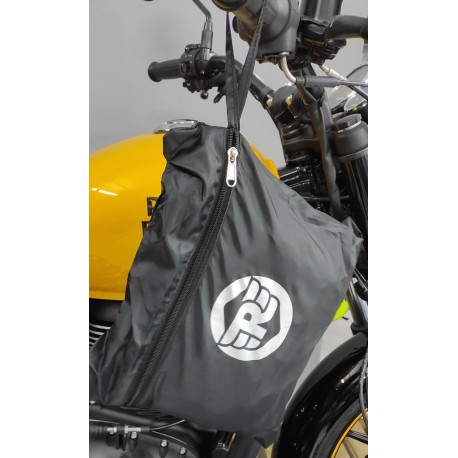TELO COPRIMOTO ANTIPIOGGIA NERO ORIGINALE ROYAL ENFIELD CONTINENTAL/GT/HIMALAYAN/CLASSIC/BULLET/INTERCEPTOR
