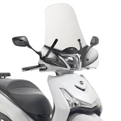 KAPPA PARABREZZA ALTO TRASPARENTE 7057AK SYM HD 300 19-21 + ATTACCHI A7057AK