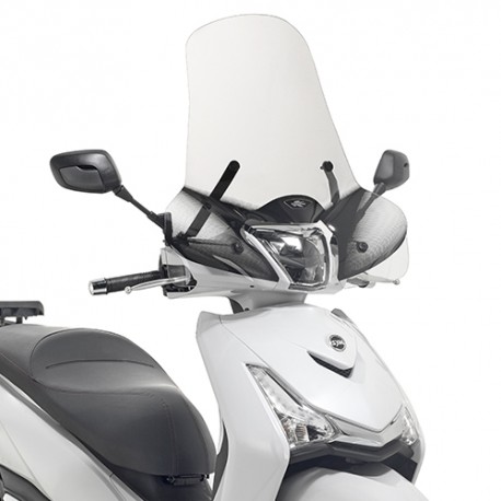 KAPPA PARABREZZA ALTO TRASPARENTE 7057AK SYM HD 300 19-21 + ATTACCHI A7057AK