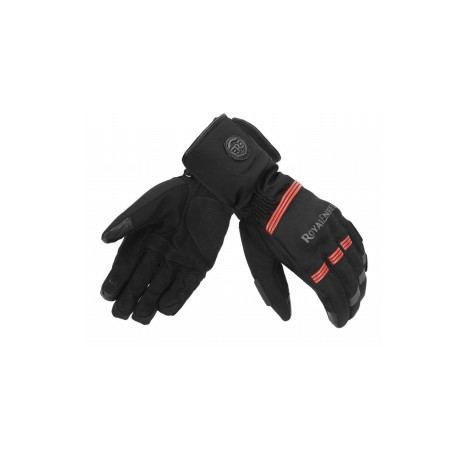 GUANTI MOTO ROYAL ENFIELD BLIZZARD NERO-ROSSO