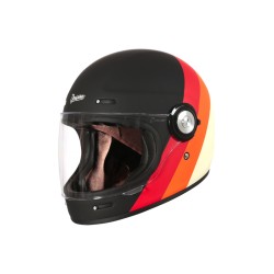 CASCO INTEGRALE ORIGINE VEGA PRIMITIVE ARANCIO - ROSSO - NERO - Fibra di Vetro