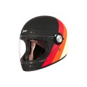 CASCO INTEGRALE ORIGINE VEGA PRIMITIVE ARANCIO - ROSSO - NERO - Fibra di Vetro
